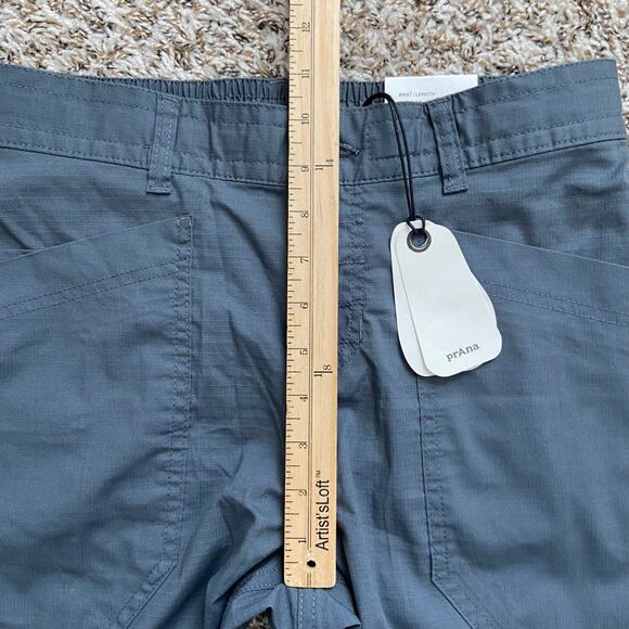 Prana Palisades Ripstop Utility Pant Women's 6 Thundercloud 31" Relaxed Straight - Picture 9 of 12